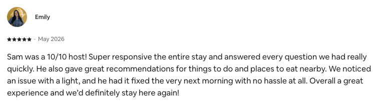 Guest review