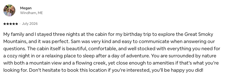 Guest review