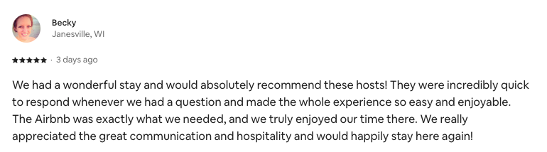 Guest review